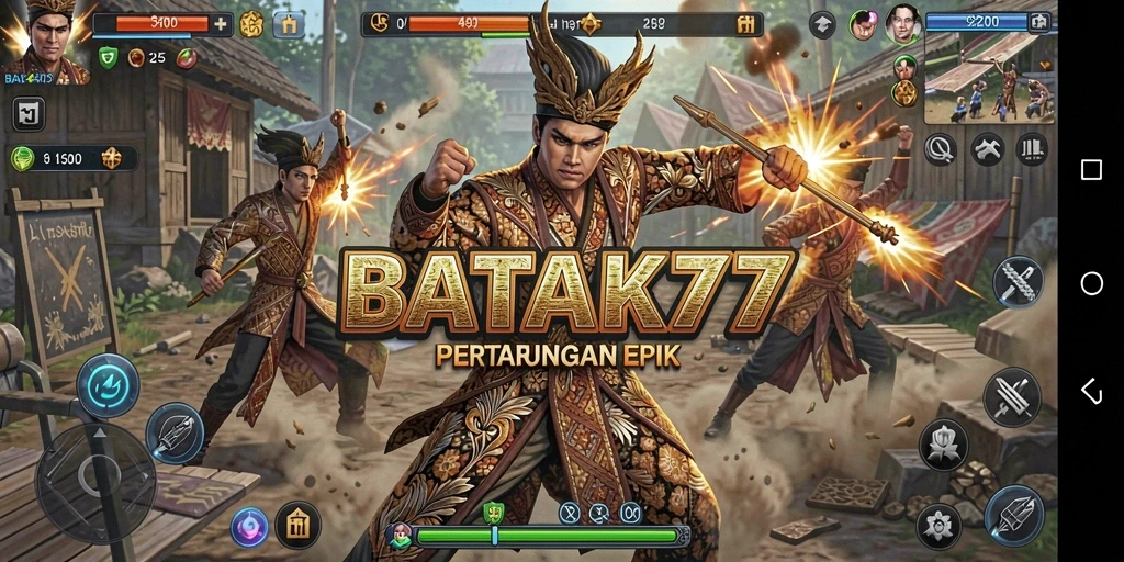 Tampilan menarik dari gameplay BATIK77 yang penuh aksi.