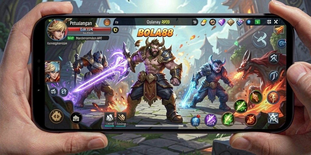 Gameplay seru di dunia fantasi BOLA88 yang memukau.