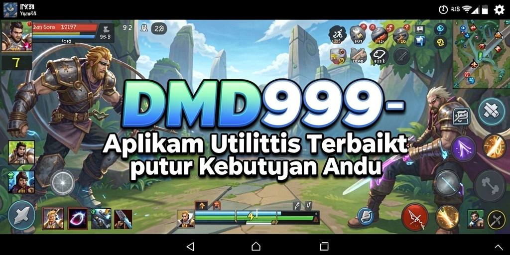 Tampilan antarmuka DMD999 yang sederhana dan intuitif.