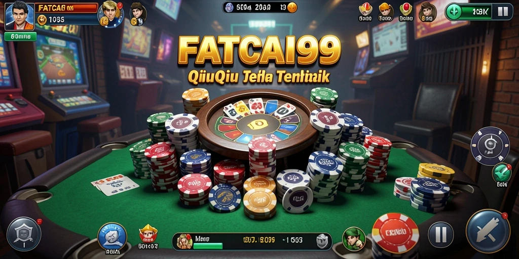 Screenshot dari gameplay seru QiuQiu di FATCAI99.