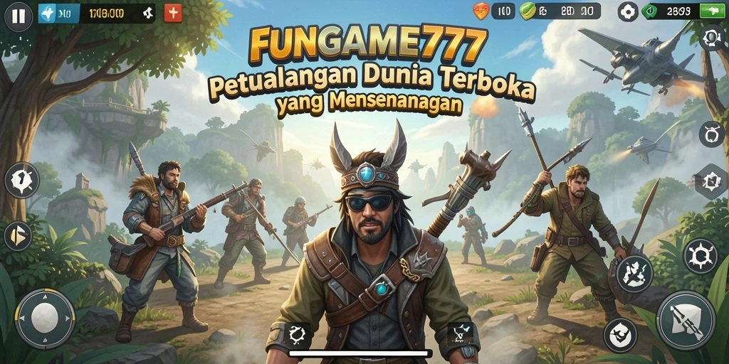 Tampilan gameplay FUNGame777 yang seru dan interaktif.