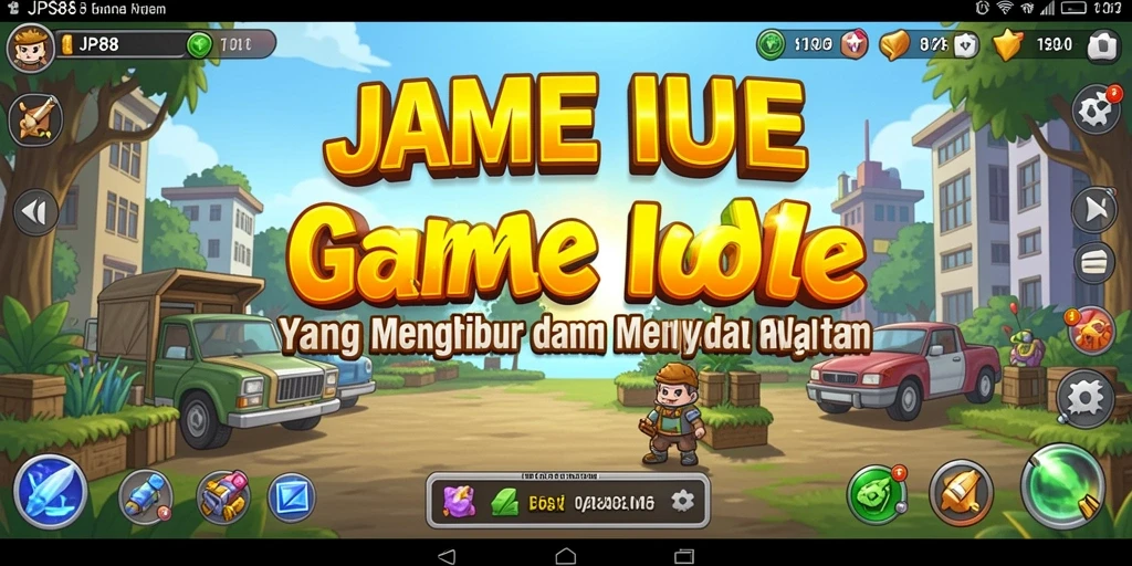 Tampilan utama JPS88 menampilkan karakter dan aksi gameplay yang dinamis.