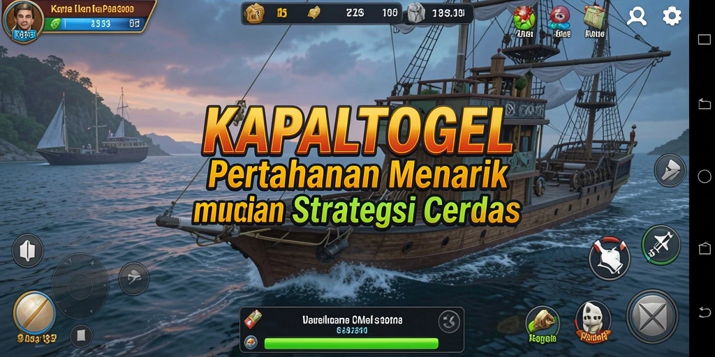 Tampilan gameplay KAPALTOGEL dalam pertahanan Tower yang intens.