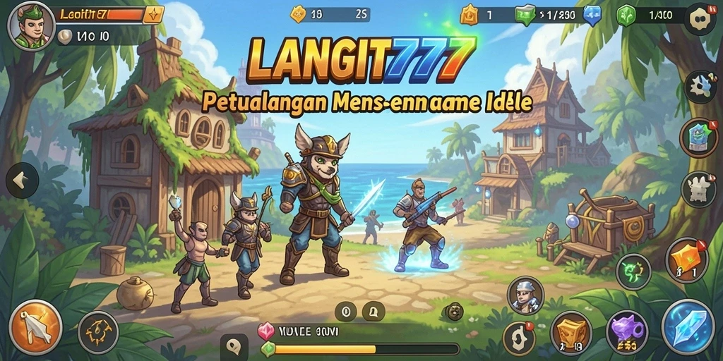 Tampilan gameplay LANGIT777 yang seru dan menghibur.