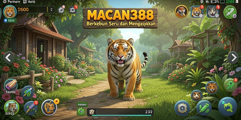 Tampilan gameplay menarik dari <strong>MACAN388</strong> saat berkebun.