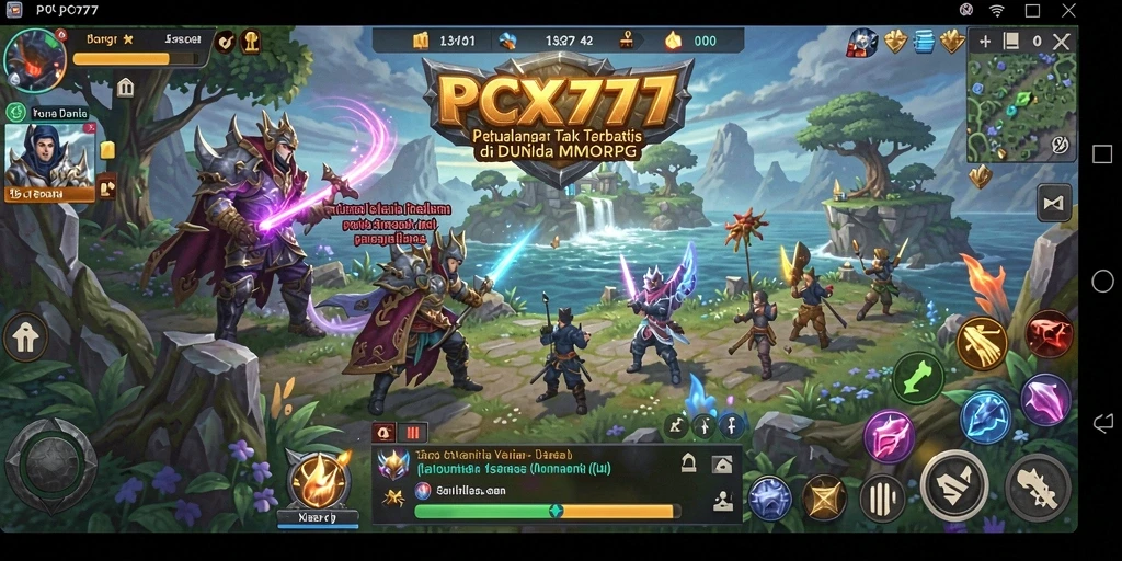 Gameplay seru dalam dunia MMORPG yang mengagumkan.