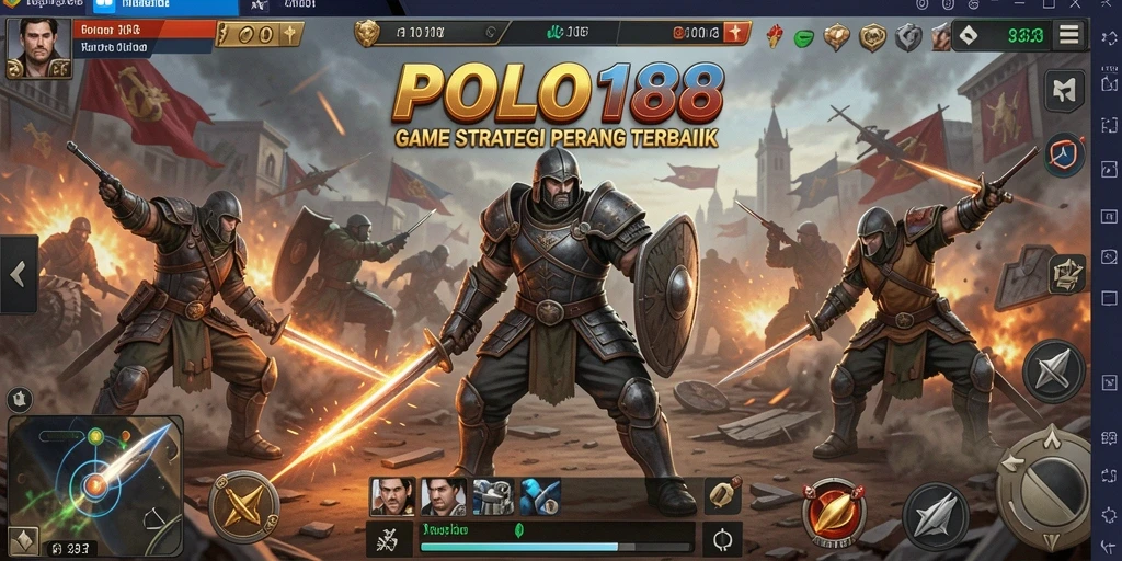 Tampilan gameplay SLG yang dinamis dan penuh aksi.