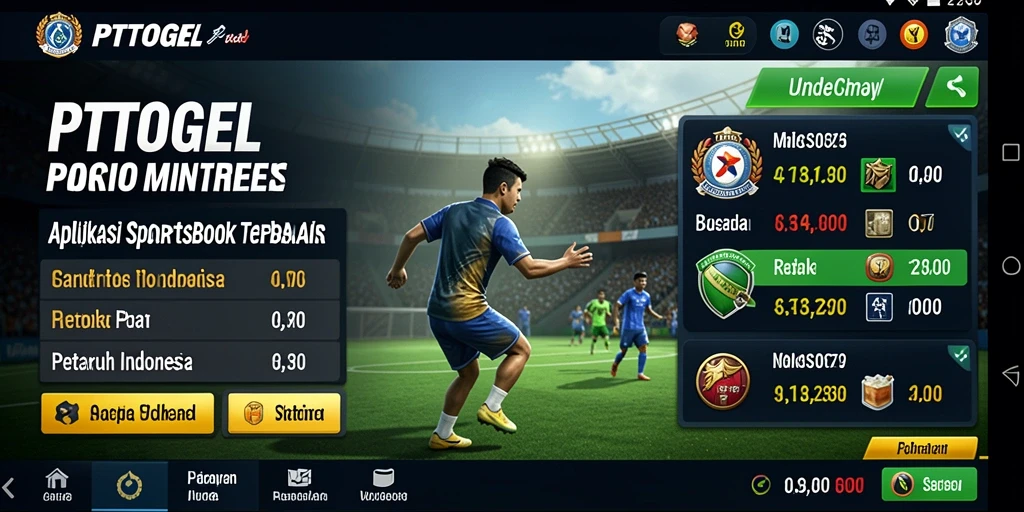 Tampilan menarik dari gameplay Sportsbook PTTOGEL yang mudah digunakan.