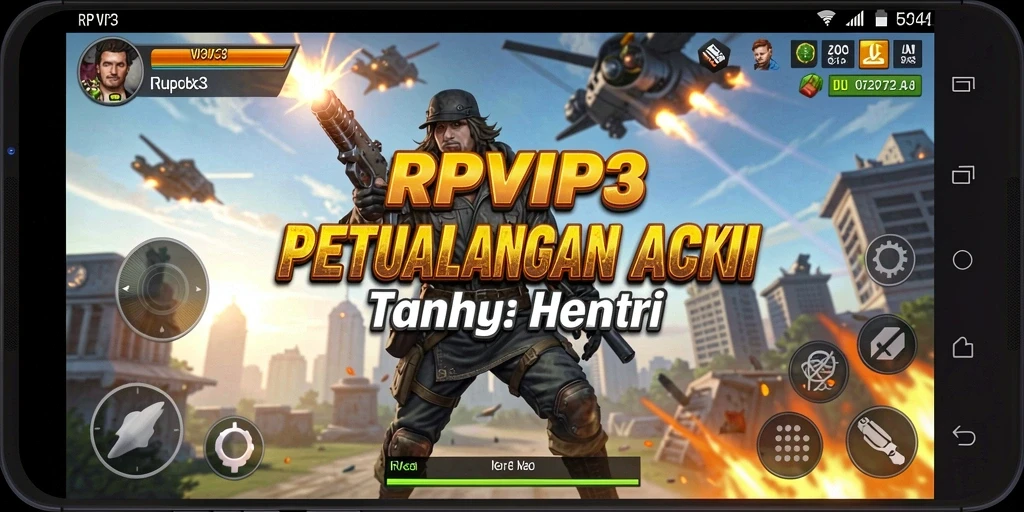 Tampilan gameplay RPVIP3 yang menegangkan dan penuh aksi.