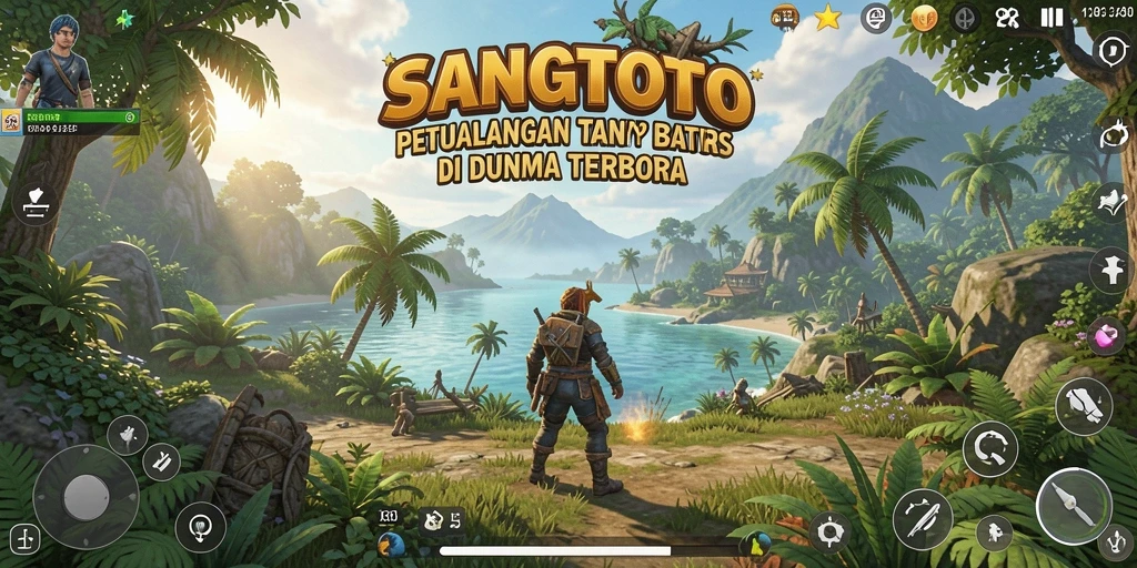 Tampilan gameplay SANGTOTO di dunia terbuka yang menakjubkan.