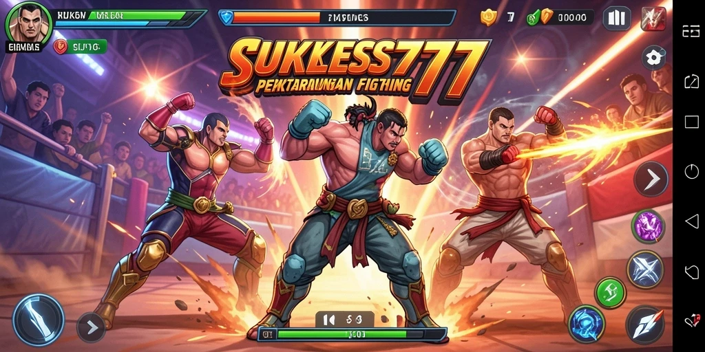 Gameplay seru dalam SUKSES777 dengan pertarungan yang mendebarkan.