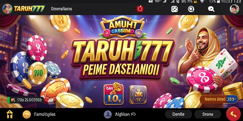 Tampilan menarik dari gameplay Kasino TARUH777 yang mengasyikkan.